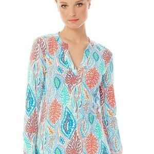 Lilly Pulitzer Odette Multi Minnow tunic
